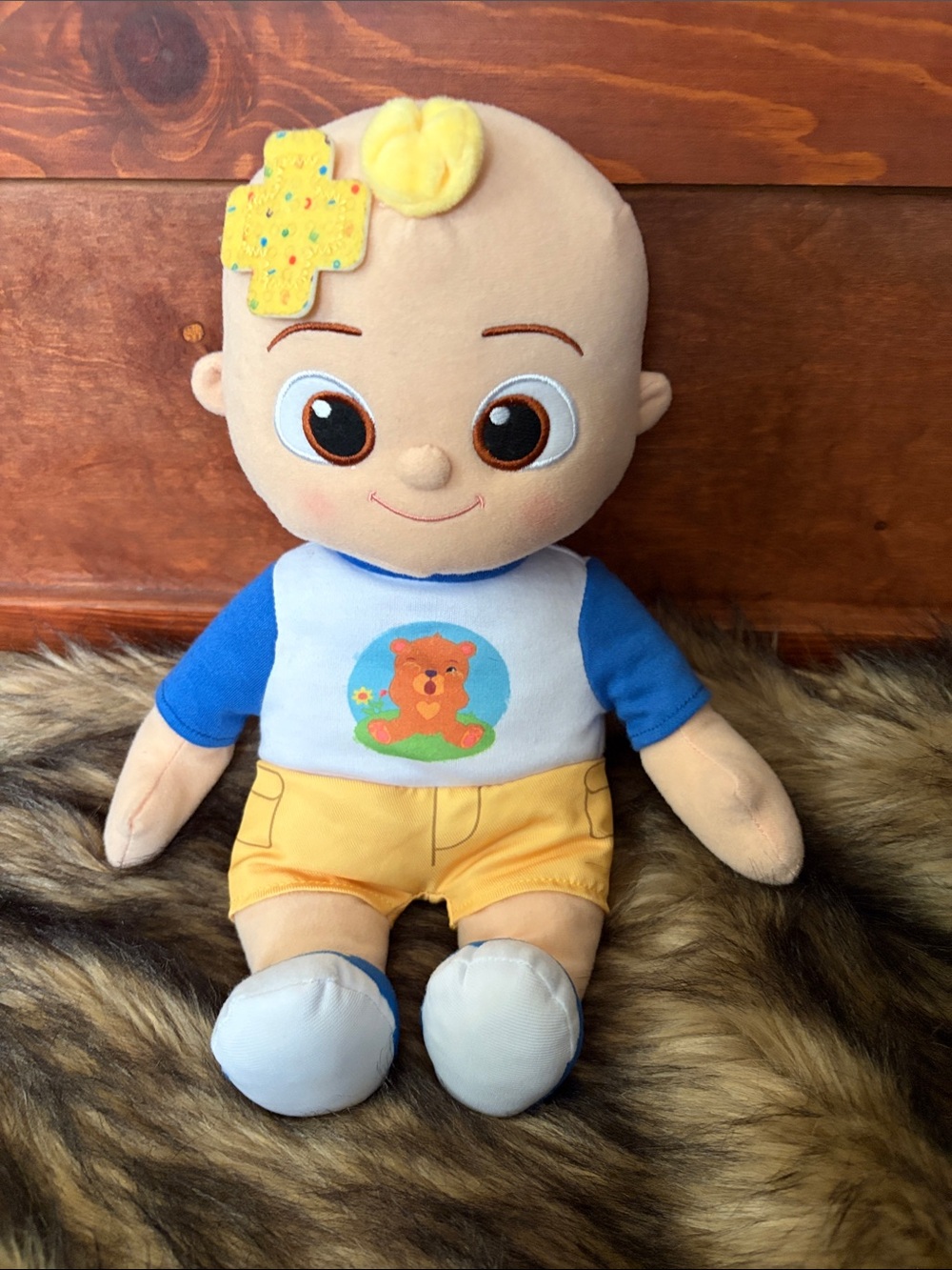 CoComelon 12” Interactive Boo Boo JJ Talking Light Up Stuffed Plush Doll